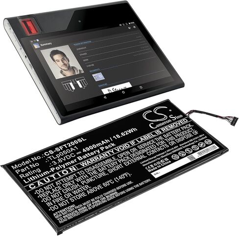 4900mAh/3.8V Battery Compatible with Safran Morpho Tablet 2, fit P/N: TLp050A1 in Kuwait