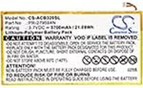 5700mAh/3.7V Battery Compatible with Acer Iconia Tab 10 A3-A40-N68R, A3-A50, A3-A50-K4K4, A3-A50-K5RR, A3-A50-K5UU, fit P/N: KT.0020H.002, PR-279594N, PR-279594N(1ICP3/95/94-2) in Saudi Arabia