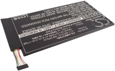 5000mAh/3.7V Battery Compatible with Asus MeMO Pad Smart 10.1, Memo Smart PAD 10.1, TF400, Transformer Pad TF400, fit P/N: C11-ME301T, C11-TF400CD, C21-TF400CD in Saudi Arabia