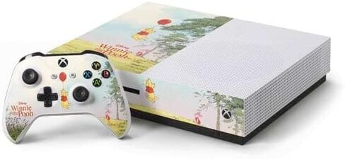Skinit Decal Gaming Skin Compatible with Xbox One S Console and Controller Bundle - Officially Licensed Disney Winnie The Pooh Red Ballon Design in Saudi Arabia