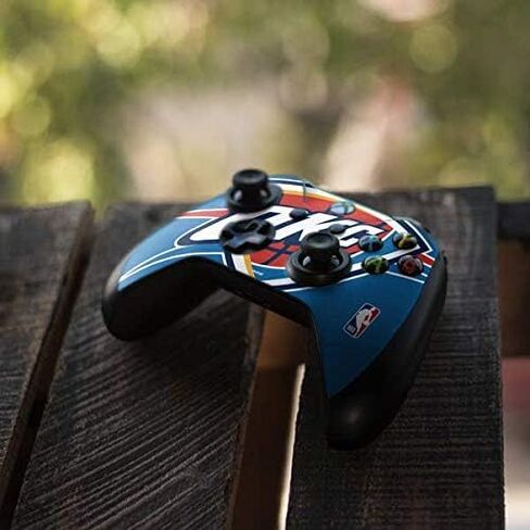 Skinit Decal Gaming Skin Compatible with Xbox One S Controller - Officially Licensed NBA Oklahoma City Thunder Large Logo Design in Saudi Arabia
