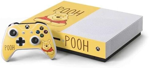 Skinit Decal Gaming Skin Compatible with Xbox One S Console and Controller Bundle - Officially Licensed Disney Winnie The Pooh Portrait Design in Saudi Arabia