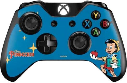 ملصق Skinit المخصص للألعاب متوافق مع وحدة تحكم Xbox One - تصميم مرخص رسميًا من Disney Pinocchio بدون شروط in Saudi Arabia