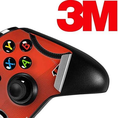 ملصق Skinit المخصص للألعاب متوافق مع وحدة تحكم Xbox One S - تصميم جيرسي لفريق NFL Cincinnati Bengals مرخص رسميًا in Saudi Arabia