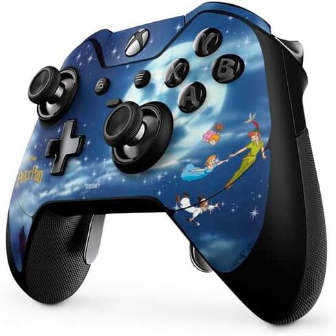 Skinit Decal Gaming Skin Compatible with Xbox One Elite Controller - Officially Licensed Disney Peter Pan Wendy and The Boys to Neverland Design in Saudi Arabia