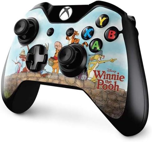 Skinit Decal Gaming Skin Compatible with Xbox One Controller - Officially Licensed Disney Winnie The Pooh All Characters Design in Saudi Arabia