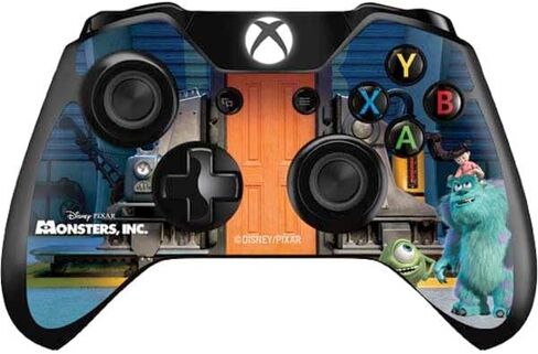 Skinit Decal Gaming Skin Compatible with Xbox One Controller - Officially Licensed Disney Monsters Inc. Movie Poster Design in Saudi Arabia