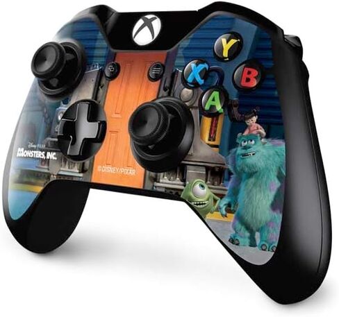 Skinit Decal Gaming Skin Compatible with Xbox One Controller - Officially Licensed Disney Monsters Inc. Movie Poster Design in Saudi Arabia