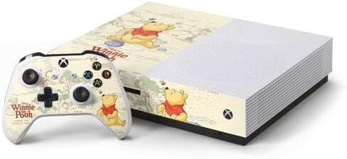 Skinit Decal Gaming Skin Compatible with Xbox One S Console and Controller Bundle - Officially Licensed Disney Winnie The Pooh Hundred Acre Wood Design in Saudi Arabia
