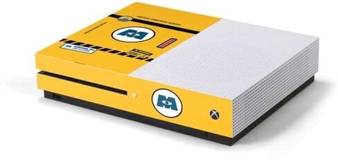 غلاف Skinit المخصص للألعاب متوافق مع وحدة تحكم Xbox One S - تصميم علبة Scream المرخص رسميًا من شركة Disney Monsters Inc in Saudi Arabia