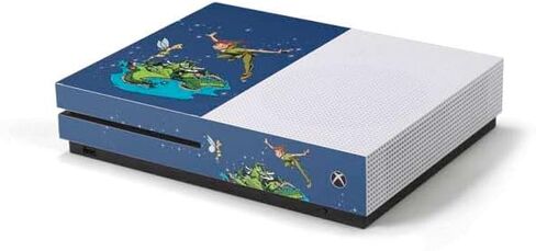 Skinit Decal Gaming Skin Compatible with Xbox One S Console - Officially Licensed Disney Peter Pan and Tinker Bell in Neverland Design in Saudi Arabia