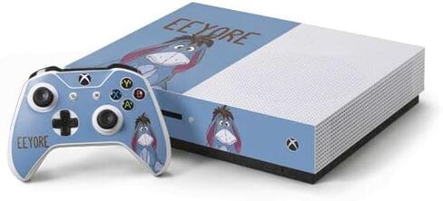 Skinit Decal Gaming Skin Compatible with Xbox One S Console and Controller Bundle - Officially Licensed Disney Winnie The Pooh Eeyore Portrait Design in Saudi Arabia