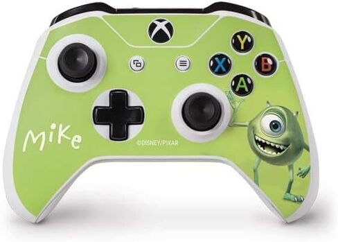 Skinit Decal Gaming Skin Compatible with Xbox One S Controller - Officially Licensed Disney Monsters Inc. Mike Portrait Design in Saudi Arabia