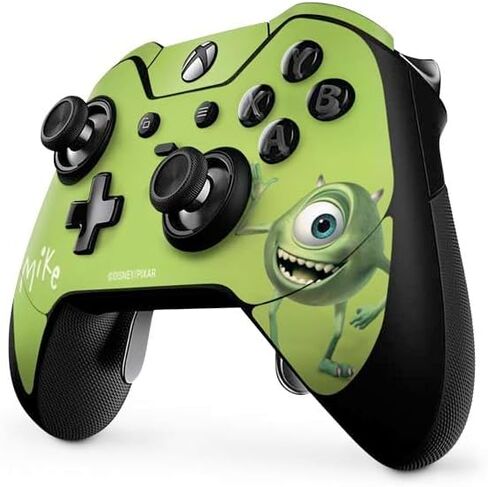 غلاف Skinit المخصص للألعاب المتوافق مع وحدة تحكم Xbox One Elite - مرخص رسميًا من شركة Disney Monsters Inc. تصميم Mike Portrait in Saudi Arabia