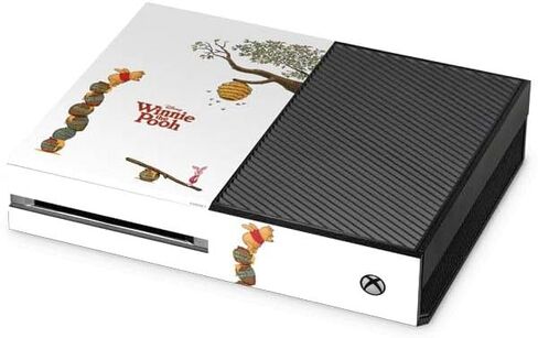 ملصق Skinit المخصص للألعاب متوافق مع وحدة تحكم Xbox One - تصميم Disney Winnie The Pooh Honey Hive المرخص رسميًا in Saudi Arabia