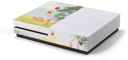 غلاف Skinit المخصص للألعاب متوافق مع وحدة تحكم Xbox One S - تصميم Disney Winnie The Pooh Red Ballon المرخص رسميًا in Saudi Arabia