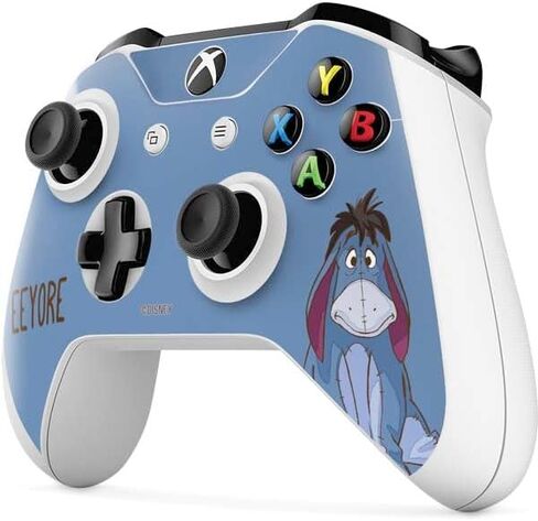 ملصق Skinit المخصص للألعاب متوافق مع وحدة تحكم Xbox One S - تصميم بورتريه مرخص رسميًا من Disney Winnie The Pooh Eeyore in Saudi Arabia