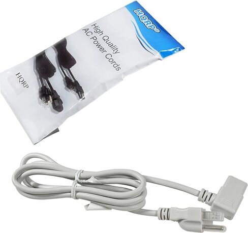 HQRP AC Power Cord Compatible with Samsung LN32A300J1D LN32A32B LN32A330J1 LN32A330J1D LN32A330J1N LN32A450C1 HDTV TV LCD LED Plasma DLP Mains Cable, UL Listed in Saudi Arabia