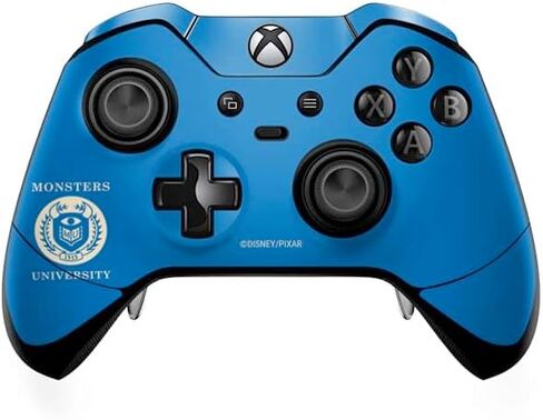 Skinit Decal Gaming Skin Compatible with Xbox One Elite Controller - Officially Licensed Disney Monsters University School‚Äôs Emblem Design in Saudi Arabia