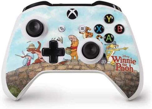 Skinit Decal Gaming Skin Compatible with Xbox One S Controller - Officially Licensed Disney Winnie The Pooh All Characters Design in Saudi Arabia