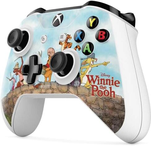 Skinit Decal Gaming Skin Compatible with Xbox One S Controller - Officially Licensed Disney Winnie The Pooh All Characters Design in Saudi Arabia