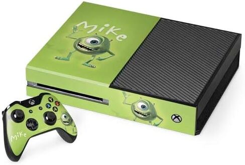 Skinit Decal Gaming Skin Compatible with Xbox One Console and Controller Bundle - Officially Licensed Disney Monsters Inc. Mike Portrait Design in Saudi Arabia