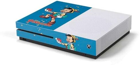 Skinit Decal Gaming Skin Compatible with Xbox One S Console - Officially Licensed Disney Pinocchio No Strings Attached Design in Saudi Arabia