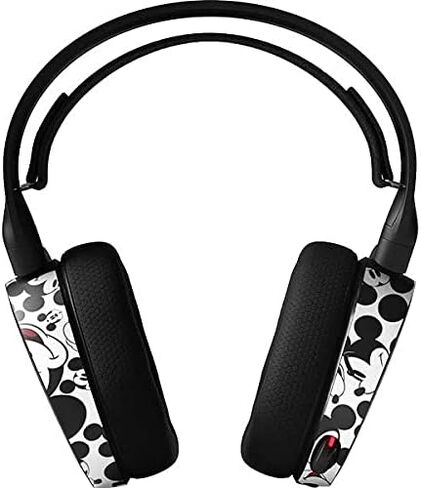 Skinit Decal Audio Skin Compatible with SteelSeries Arctis 5 - Officially Licensed Disney Mickey Mouse Face Pattern Design in Saudi Arabia