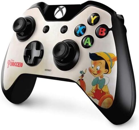 Skinit Decal Gaming Skin Compatible with Xbox One Controller - Officially Licensed Disney Pinocchio Vintage Portrait Design in Saudi Arabia