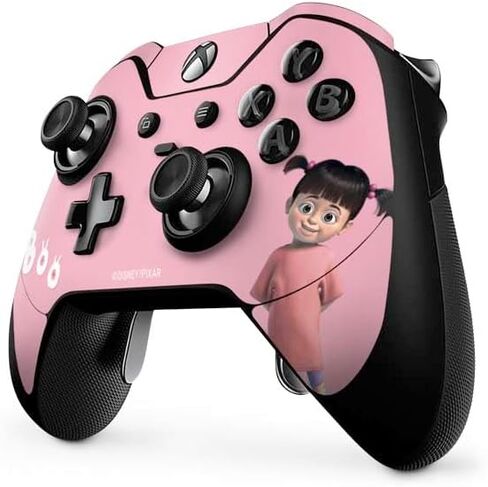 غلاف Skinit المخصص للألعاب متوافق مع وحدة تحكم Xbox One Elite - تصميم Boo Portrait المرخص رسميًا من شركة Disney Monsters Inc in Kuwait