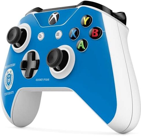 Skinit Decal Gaming Skin Compatible with Xbox One S Controller - Officially Licensed Disney Monsters University School‚Äôs Emblem Design in Saudi Arabia