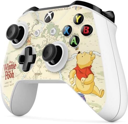 Skinit Decal Gaming Skin Compatible with Xbox One S Controller - Officially Licensed Disney Winnie The Pooh Hundred Acre Wood Design in Saudi Arabia