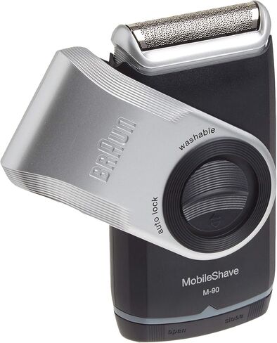 Braun Pocket M90 Rasierer Stainless Steel Battery Powered Shaver in Kuwait