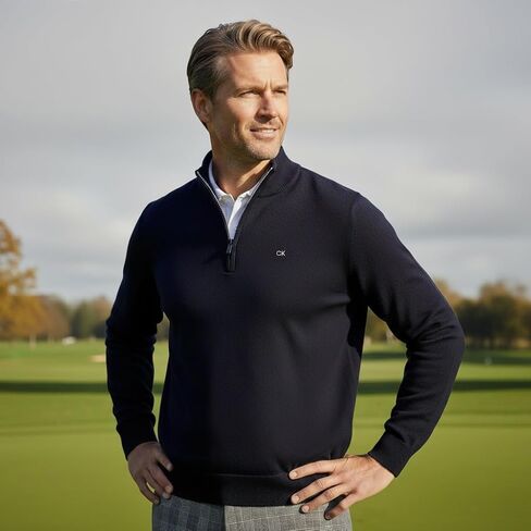Calvin Klein Men's Newport Half Zip in Saudi Arabia