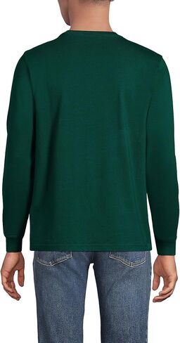 Lands' End Men's Super-T Long Sleeve T-Shirt in Saudi Arabia