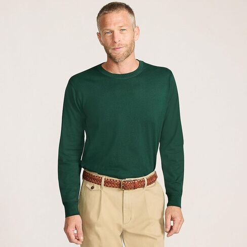 Lands' End Men's Super-T Long Sleeve T-Shirt in Saudi Arabia