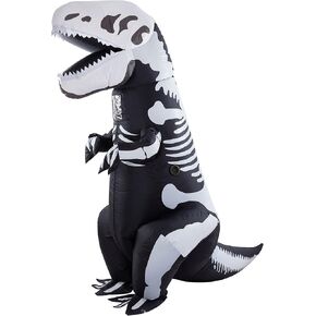 Lulu Home Halloween Dinosaur Costume, 7ft Tall T-Rex Inflatable Costume for Adult, Red in Saudi Arabia