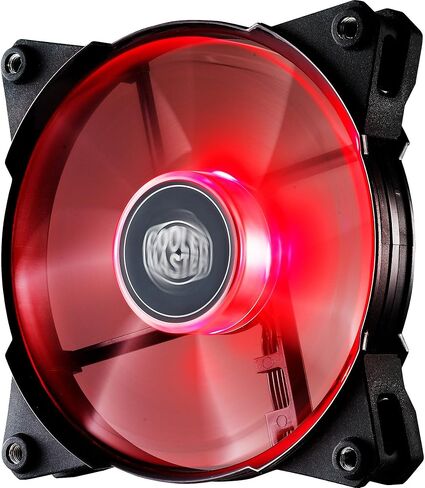 Cooler Master JetFlo 120 - POM Bearing 120mm Blue LED High Performance Silent Fan for Computer Cases, CPU Coolers, and Radiators in Saudi Arabia