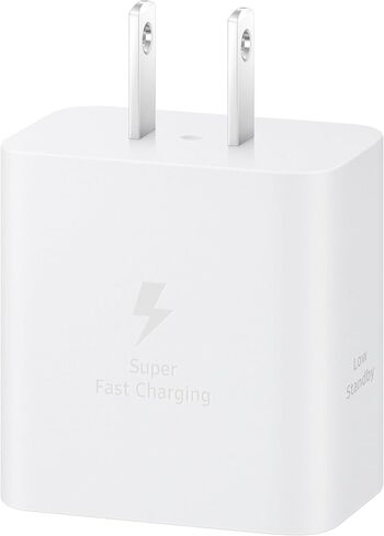 SAMSUNG 25W Wall Charger Power Adapter, Cable Not Included, Super Fast Charging, Compact Design, Compatible with Galaxy and USB Type C Devices, Black in Kuwait