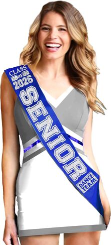 Rhinestonesash Senior Sash 2026 Dance - Class of 2026 Traduation Sashes - High School Senior Dancer Gifts in Saudi Arabia