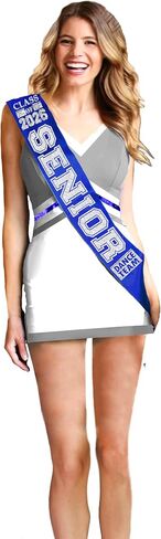 Rhinestonesash Senior Sash 2026 Dance - Class of 2026 Traduation Sashes - High School Senior Dancer Gifts in Saudi Arabia