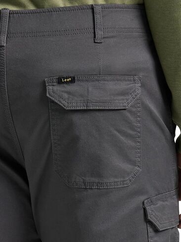 Lee Men's Performance Series Extreme Comfort Twill Straight Fit Cargo Pant, Oscar Khaki, 40W x 30L in Saudi Arabia