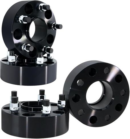 1.5 "5 × 5 عجلات الفواصل 1/2" -20 استبدال الخيط Jeep لعام 2007-2018 Wrangler JK ، 1999-2010 Grand Cherokee WJ WK ، 71.5mm Hubcentric Wheel Spacers لعام 2005-2010 Commander XK ، مجموعة من 4 in Saudi Arabia
