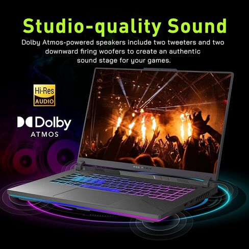ASUS TUF Gaming F17 Gaming Laptop, 17.3" FHD IPS-Type Display, Intel Core i5-10300H, GeForce GTX 1650 Ti, 8GB DDR4, 512GB PCIe SSD, RGB Keyboard, Windows 10, Bonfire Black, FX706LI-RS53 in Saudi Arabia
