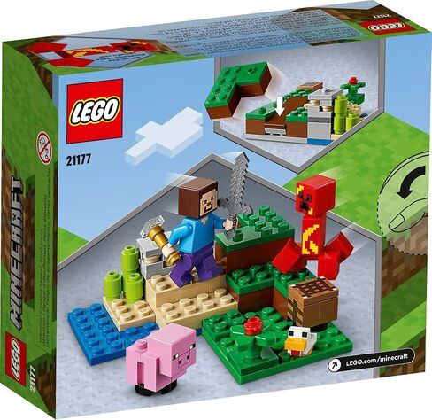 LEGO Minecraft The Creeper Ambush 21177 Building Kit; Gaming Adventure Playset; Fun, Creative Toy for Kids Aged 7+ (72 Pieces) in Saudi Arabia