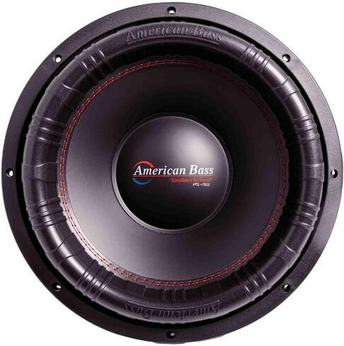 مضخم صوت American Bass XFL-1244 XFL مقاس 12 بوصة 1000 وات RMS / 2000 وات بحد أقصى ملف صوتي مزدوج 4 أوم ملفات صوت 200 أونصة مغناطيس، أسود in Saudi Arabia