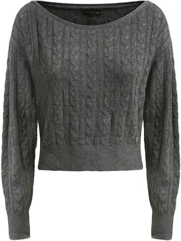 GUESS Women's Long Sleeve Essential Tanya Cable Knit Sweater in Saudi Arabia