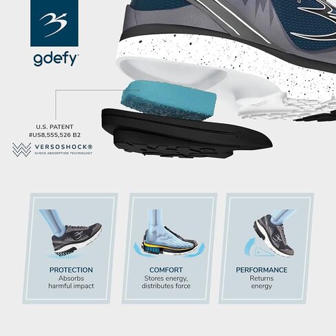 Gravity Defyer Proven Pain Relief Men's G-Defy Mighty Walk Athletic Sneakers - Walking Shoes for Knee Pain in Kuwait