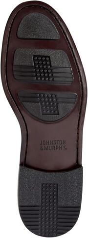 Johnston & Murphy Men's Aragon Black Smooth/Antique Mahogany Waxed 13 in Saudi Arabia