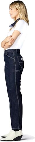 Lee Vintage Modern Women's High Rise Dungaree Ankle Jeans, Vintage Olive Herringbone, Green, 25 in Saudi Arabia